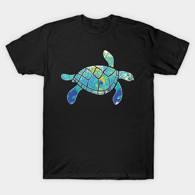 Cool turtle sea mandala t-shirt T-Shirt by thefriendlyone